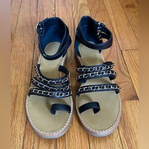 Black and Tan Women's Sandals